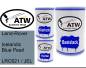 Preview: Land-Rover, Icelandic Blue Pearl, LRC621 / JEL: 500ml Lackdose + 500ml Klarlack + 250ml Härter - Set, von ATW Autoteile West.